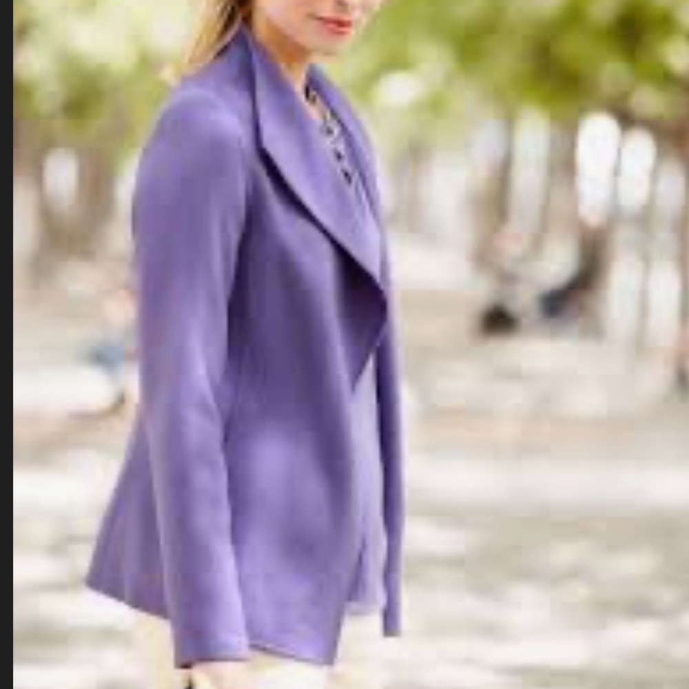 Talbots purple free fall Blazer, Medium - Picture 2 of 7